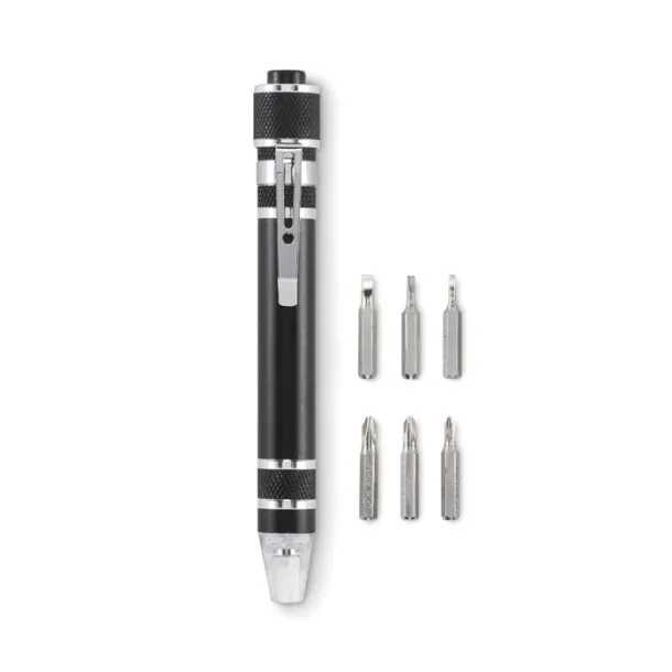 TUBULAR recycled multi tool pen Black