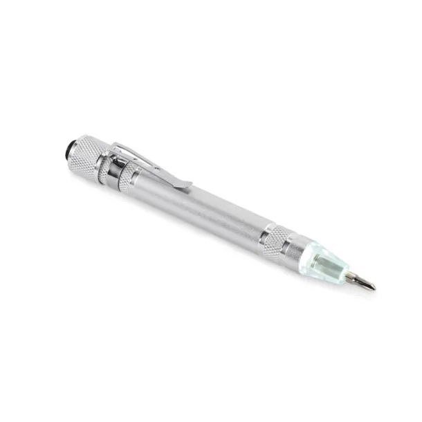 TUBULAR recycled multi tool pen Silver