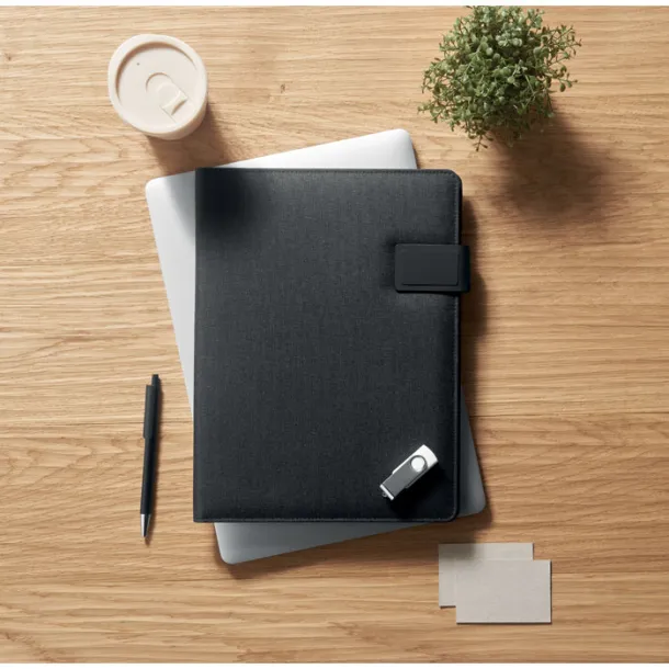 BURGUS A4 folder and wireless charger Black