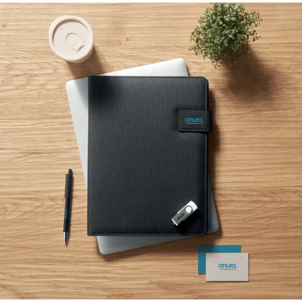 BURGUS A4 folder and wireless charger Black