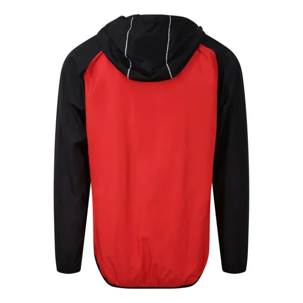 COOL CONTRAST WINDSHIELD JACKET - Just Cool Red Crna