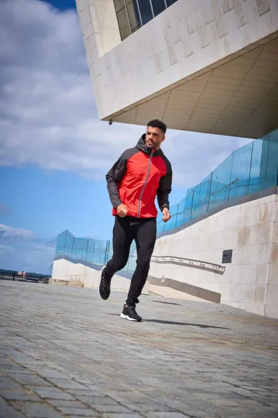 COOL CONTRAST WINDSHIELD JACKET - Just Cool White Jet Black