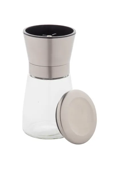 Semman salt and pepper mill Transparent Silver