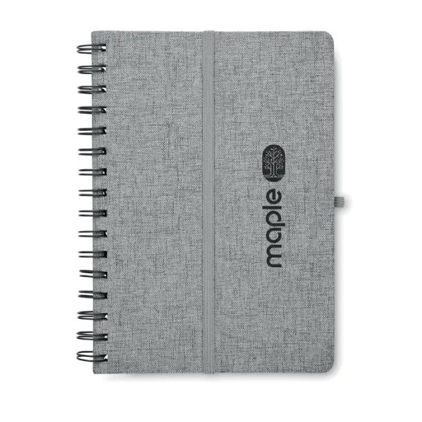 STRATA A5 notebook with phone holder Grey