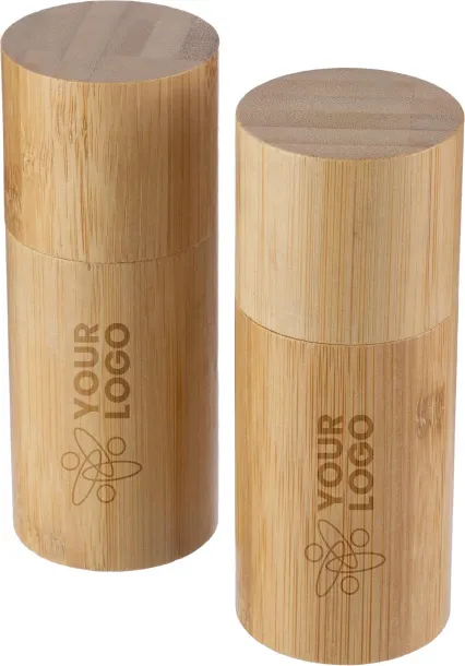 Christine Bamboo spice mill set Christine