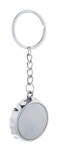 Bubly bottle opener keyring Silver