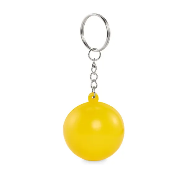 CIRKELY PU ball shape key ring Yellow