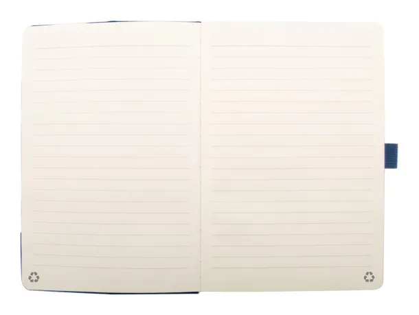 Chatom RPET notes s bežičnim punjačem, A5 Tamno plava