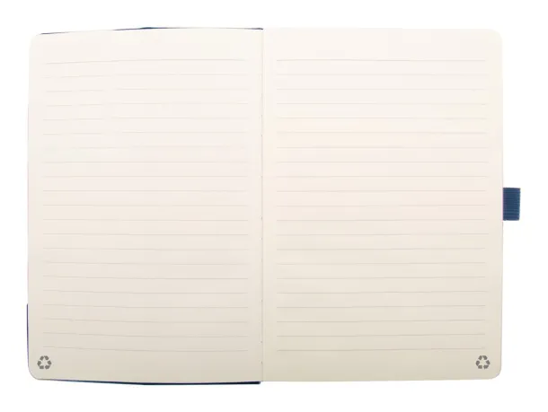Chatom RPET notes s bežičnim punjačem, A5 Tamno plava