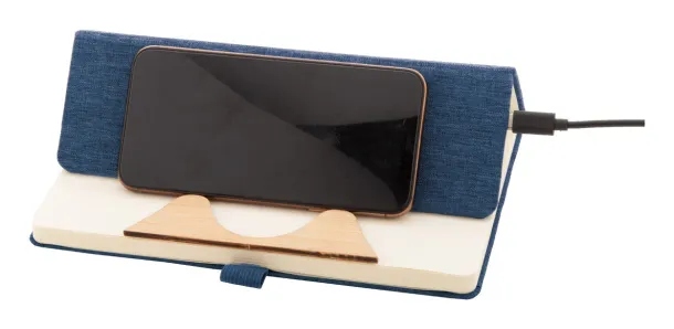 Chatom RPET wireless charger notebook Dark blue