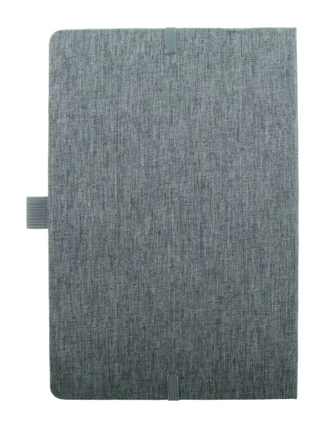 Chatom RPET notes s bežičnim punjačem, A5 Siva