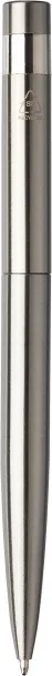 Hannelore Recycled stainless steel twist ballpen 