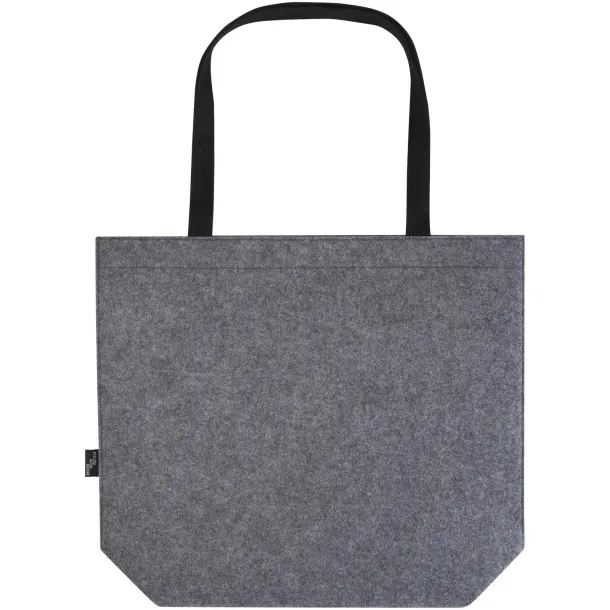 Felta GRS recycled felt gusset tote bag 20L Grey