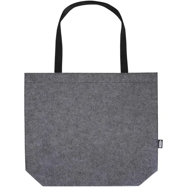 Felta GRS recycled felt gusset tote bag 20L Grey