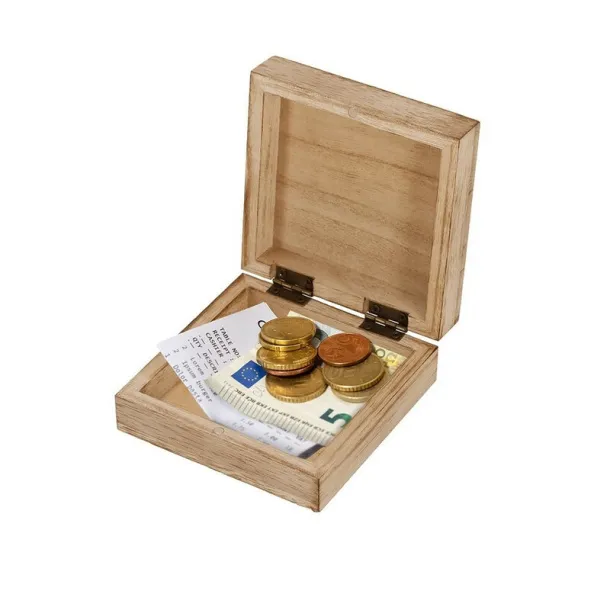  Wooden gift box beige