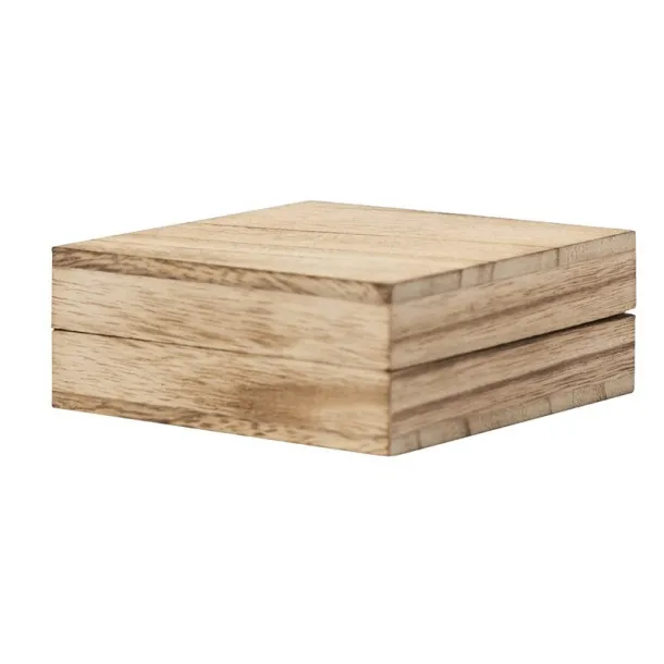  Wooden gift box beige