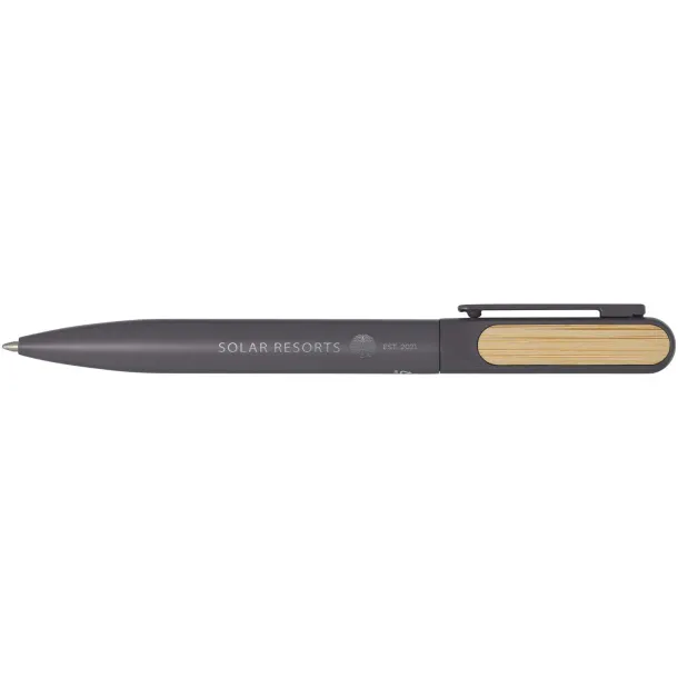 Blanca recycled aluminium ballpoint pen (black ink) Twilight Grey