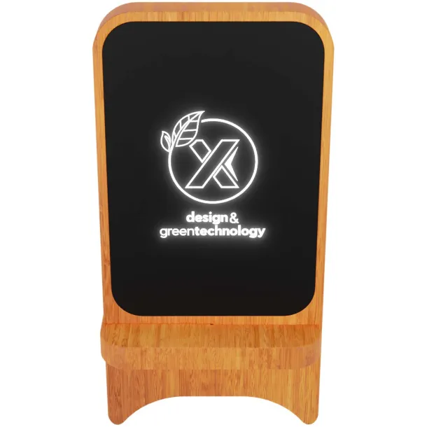SCX.design W16 15W light-up wireless wooden stand - SCX.design Wood