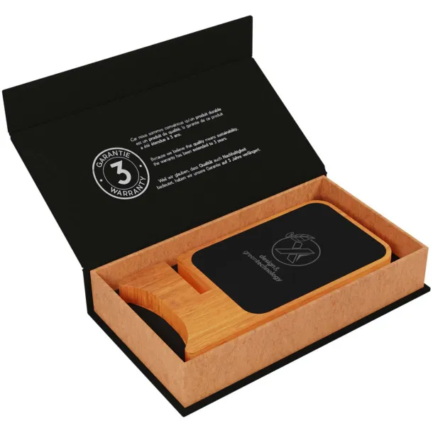 SCX.design W16 15W light-up wireless wooden stand - SCX.design Wood