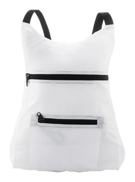 SuboBag Folback custom foldable RPET backpack Black White