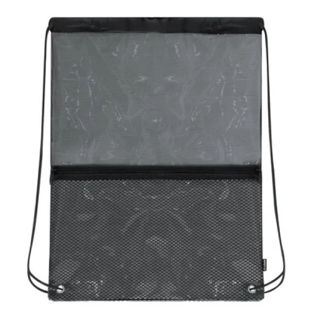  RPET drawstring bag Crna
