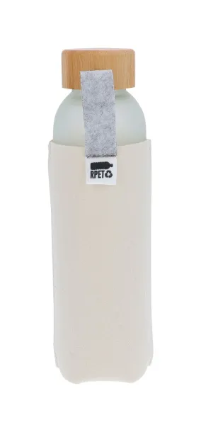 CarryFelt Glass personalizirana staklena boca, 500 ml Bijela