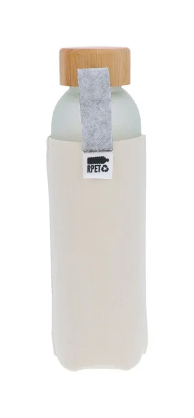 CarryFelt Glass personalizirana staklena boca, 500 ml Bijela