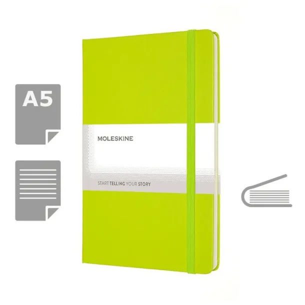  MOLESKINE Notebook approx. A5 lime