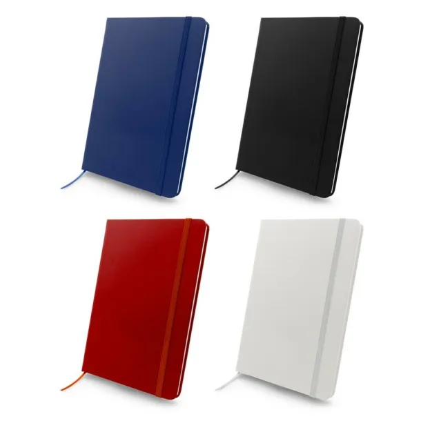 Roderick Notebook A5, recycled PU red