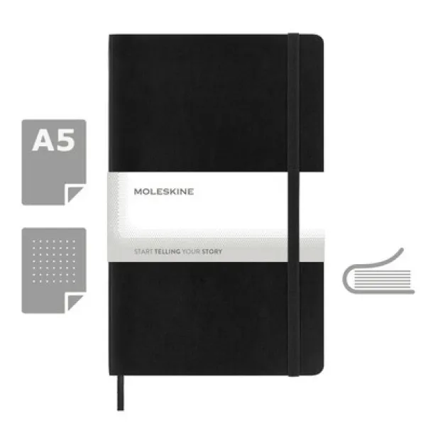  MOLESKINE Notebook approx. A5 Crna