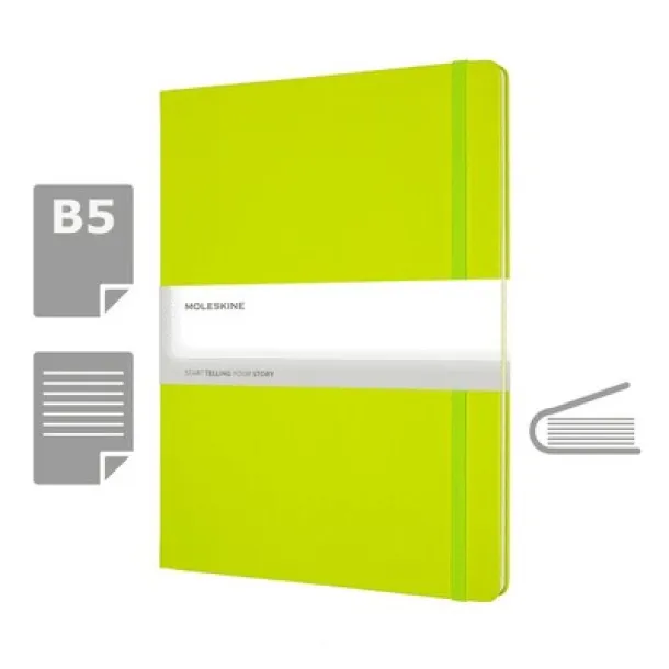  MOLESKINE notes cca A4 lime