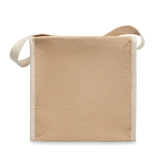 LONA Jute and canvas cooler bag 3L Beige