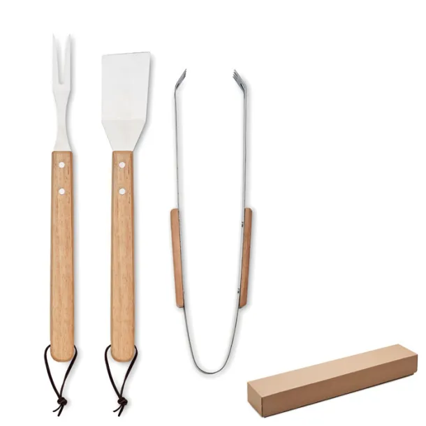 SMOKEY Oakwood barbecue set Wood