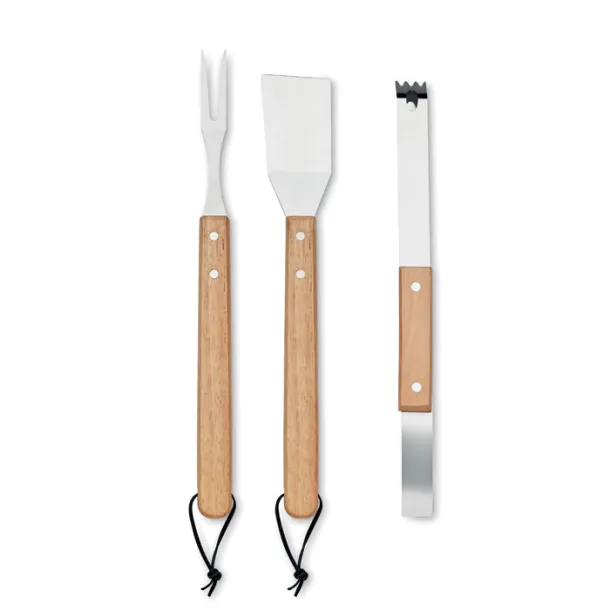 SMOKEY Oakwood barbecue set Wood