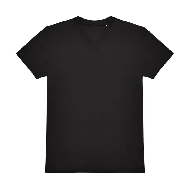  #E150 V T-Shirt - B&C Black