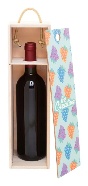 VinoBox poklon kutija za vino po narudžbi Prirodna