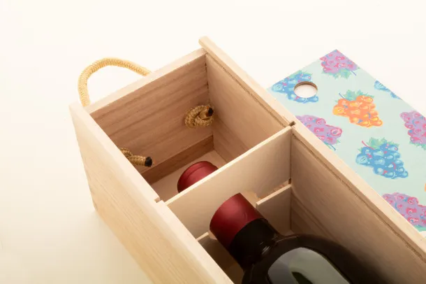 VinoBox custom wine gift box Natural