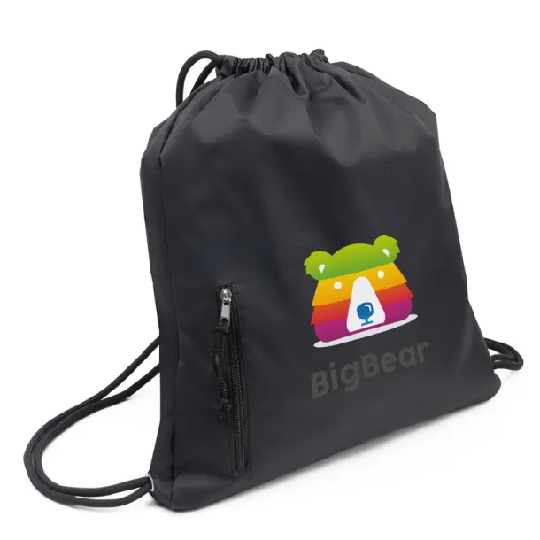 Salim Drawstring bag black