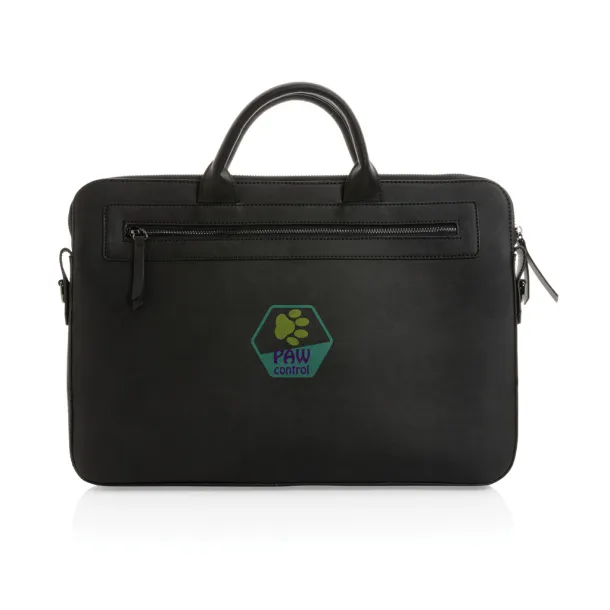  Swiss Peak torba od GRS recikliranog PU-a za 14" laptop - Swiss Peak Crna 