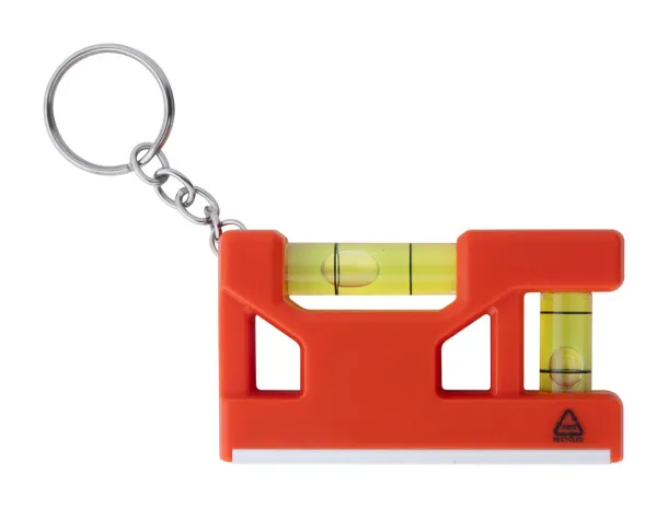 Multilevel multifunctional keyring Red