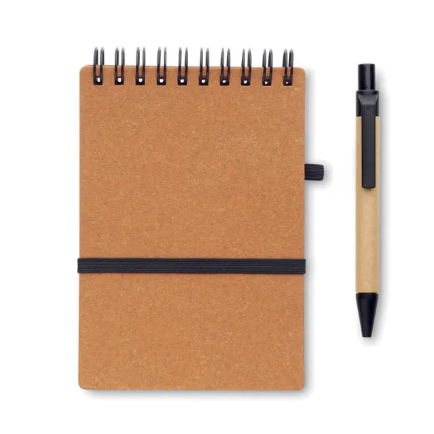 NOTIE Recycled notebook with ball pen Brown