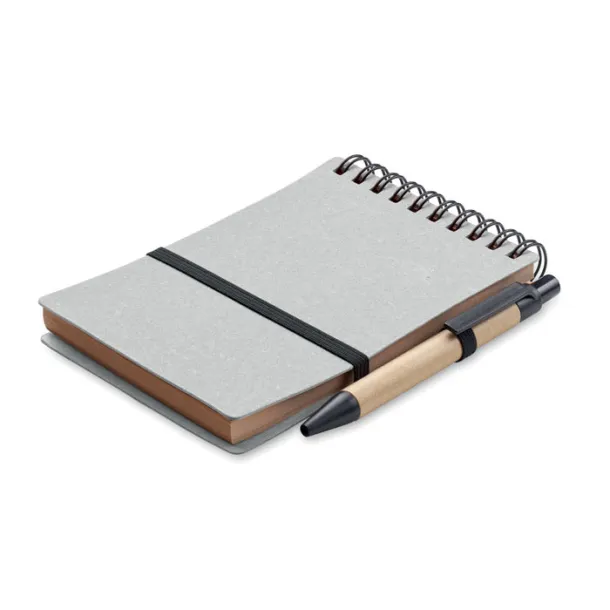 NOTIE Recycled notebook with ball pen Grey