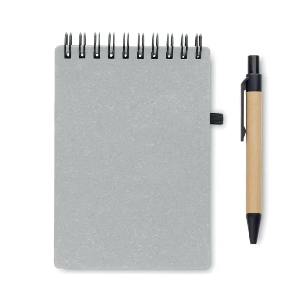 NOTIE Recycled notebook with ball pen Grey