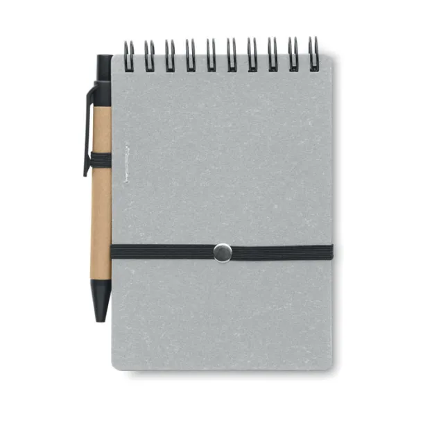 NOTIE Recycled notebook with ball pen Grey