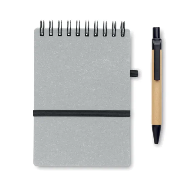 NOTIE Recycled notebook with ball pen Grey