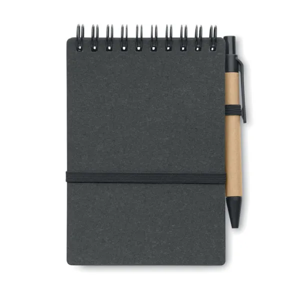 NOTIE Recycled notebook with ball pen stone grey