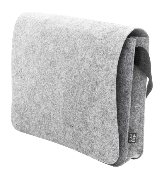 Refelt Courier RPET felt messenger bag Grey