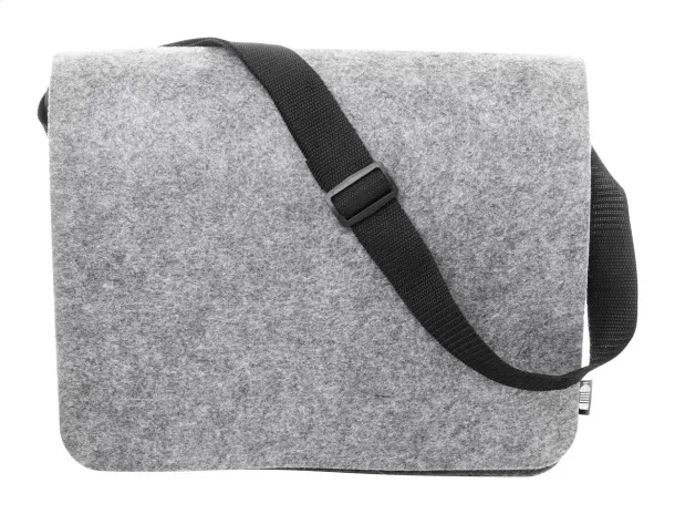 Refelt Courier RPET felt messenger bag Grey