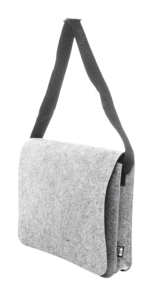 Refelt Courier RPET felt messenger bag Grey