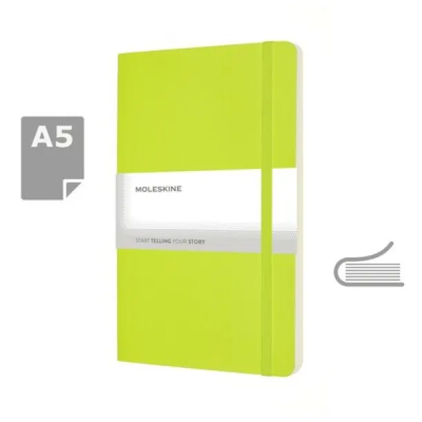  MOLESKINE Notebook approx. A5 lime